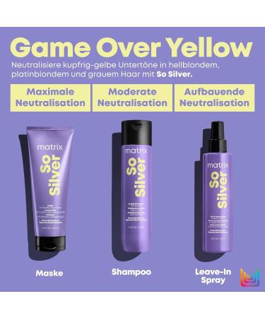 Matrix So Silver Conditioner for Blonde & Grey Hair - 300ml | Neutralisation & Care | International Shipping - Buy Online on GoSupps.com
