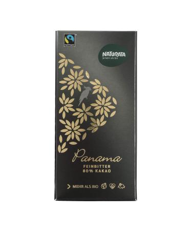 Naturata Naturata Precious Bitter Chocolate with 80% Panama Cocoa (100 g) - Organic