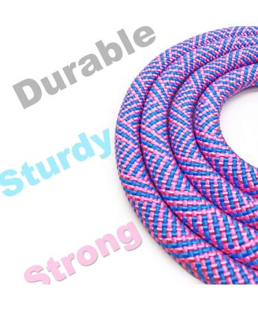 Mycicy Double Dog Lead Coupler Tandem Leash for Two Dogs No Tangle 360 Swivel Rotation Dual Strong Lead for Large Medium Small Puppy Dogs Large (1/2"D x 33"L) Pinkblue - Buy Online on GoSupps.com