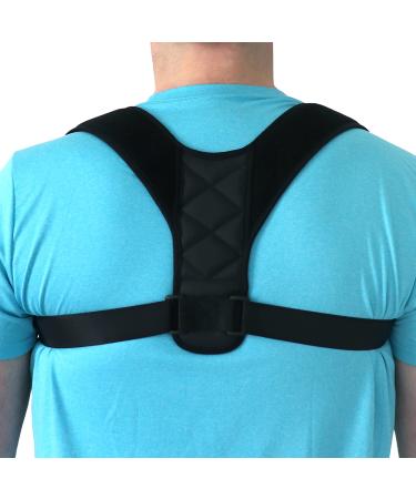 iGelSoles Posture Corrector for Men and Women  Adjustable Back Straightener for 28-43 Chest Size  Kyphosis and Scoliosis Posture Brace  Back Brace for Posture Correction
