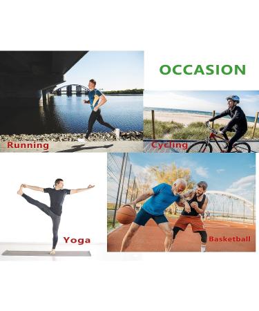 WRAGCFM Men's 2 in 1 Running Pants Shorts Tights Compression Workout Pants with Pocket - Black (Small) - Buy Online on GoSupps.com