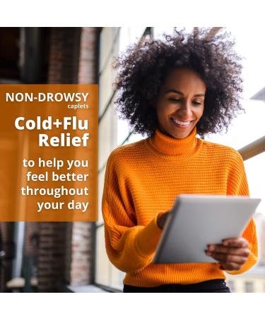 CONTAC Cold + Flu Maximum Strength Day & Night Relief - 28 Caplets - Buy Online on GoSupps.com