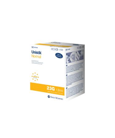 Owen Mumford Unistik 3 Safety Lancets (23G)  100 Count 100 Count (Pack of 1)