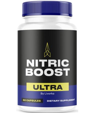 1 Pack - NitricBoost Ultra Capsules NitricBoost Ultra Advanced Formula 60 Capsules for 1 Month