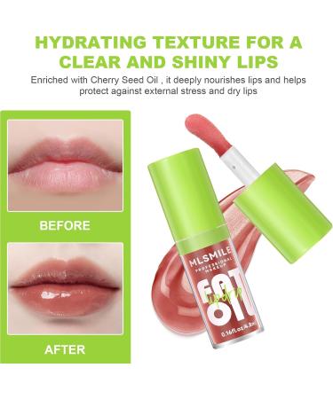 LOPHE 4Pcs Plumping Lip Oil Kit Makeup Lip Gloss Set Crystal Jelly Lip Care Oil Long Moisturizing Lip Gloss Tinted Lip Oil Non-Sticky FInish High-Shine 12 Hours Hydrating Dark Liquid Lipsticks 4PCS-B - Buy Online on GoSupps.com