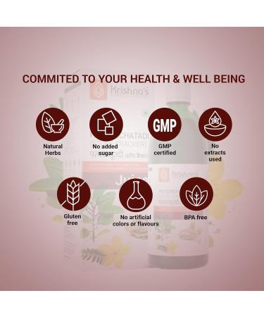  KRISHNA'S HERBAL & AYURVEDA Krishna's Patharchatadi Swaras 500 ml (lot of 3) - Buy Online on GoSupps.com