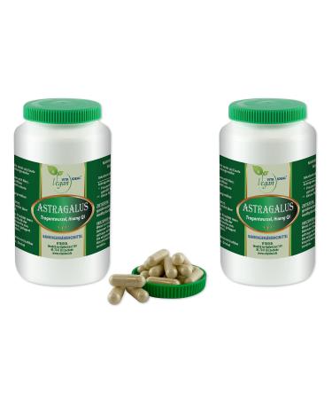 Vita ideal vegan astragalus root 2x360 capsules - astragalus membranaceus - daily portion 900mg support root pure powder.Plant natural and without additives original from vitalideal.