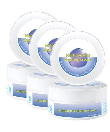 2023 New Multi-Functional Cleaning and Stain Removal Cream Shoes Multifunctional Cleaning Cream Multi-Purpose Cleaning Cream Decontaminate Solid Paste (3PCs)