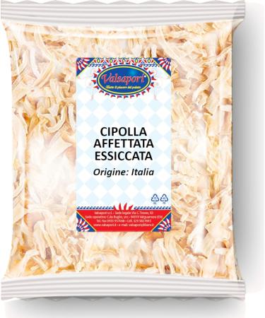 HOME LINE Sun-Dried Sliced Onion - 250g Envelope | Vegan Gluten Free | 100% Natural Dried Onion Flakes - Aromatic Spice Ideal for Smile