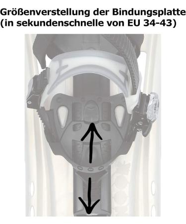 Inook AXL Snowshoes Set | Size Adjustable EU 34-42 | Climbing Aid & Carrying Bag | Patented Features for Ultimate Performance - Buy Online on GoSupps.com