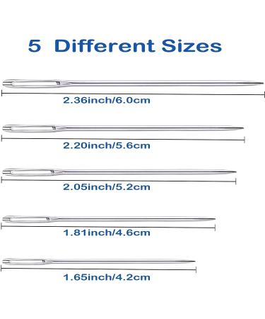 25 PCS Large Eye Sewing Needles - Stainless Steel Embroidery Thread Needle Set - Buy Online on GoSupps.com