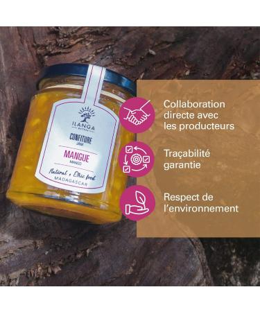 Mango Jam 220g - Ilanga Nature - Madagascar - Buy Online on GoSupps.com