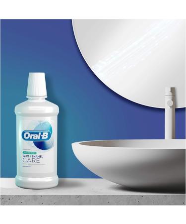 Oral-B Gum & Enamel Care Fresh Mint Mouthwash 500 ml - Buy Online on GoSupps.com