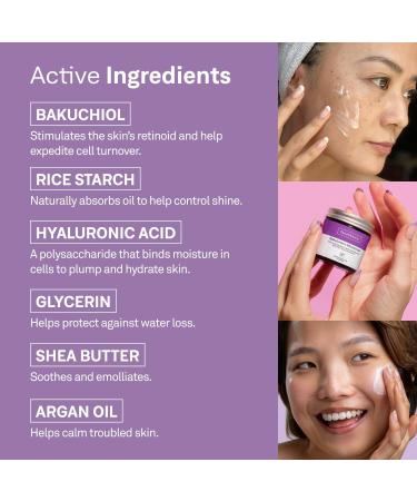 facetheory Bakuluronic Moisturiser M1 - Face Cream with Vitamin C Bakuchiol Moisturiser that Hydrates and Revitalizes Skin Vegan and Cruelty-Free Made in the UK | Scented | 50 ml - Buy Online on GoSupps.com