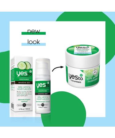 Yes To Daily Calming Moisturizer, Cucumber - 1.7 fl oz (Pack of 1) | For Sensitive Skin - Buy Online on GoSupps.com