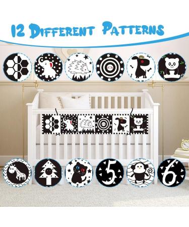Idota Contrast Fabric Book for Babies - Black and White Soft Picture Book with Animal & Insect Graphics | Ages 0+ Months | Ideal Toddler Development - Buy Online on GoSupps.com