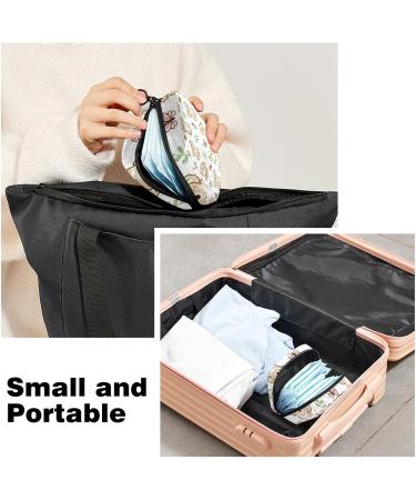 Koala and Butterfly Pattern Sanitary Napkin Storage Bag - Portable Menstrual Cup Pouch and Nursing Pad Holder - Buy Online on GoSupps.com