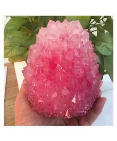 Rare and Beautiful Rose-Colored Quartz Crystal Cluster specimens Stones Crystal Cluster 900-1000g