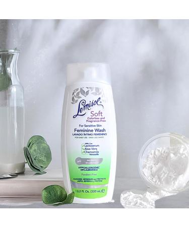 LEMISOL Soft Feminine Wash - Fragrance-Free for Sensitive Skin | 12.5 Fl Oz - Gentle Care for Women - International Shipping Available - Buy Online on GoSupps.com