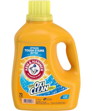 Buy Arm & Hammer Liquid Laundry Concentrate with OxiClean - Fresh Scent 122.5 Fl Oz (Pack of 4) | International Shipping Available - Buy Online on GoSupps.com