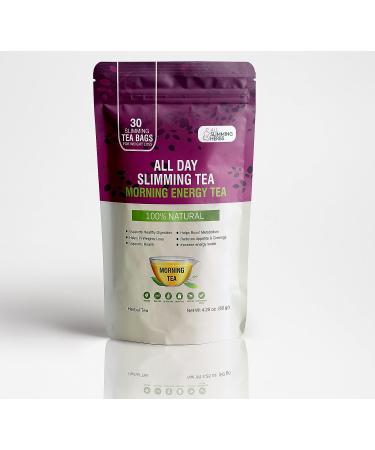 30-Day All Day Slimming Tea for Weight Loss - Natural Detox Tea for Tummy Flattening & Energy Boost - 30 Day Supply - Buy Online on GoSupps.com