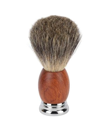 Elegant Wooden Handle Shaving Brush | Ergonomic Beard Brush for Home & Travel - Premium Quality - Buy Online on GoSupps.com