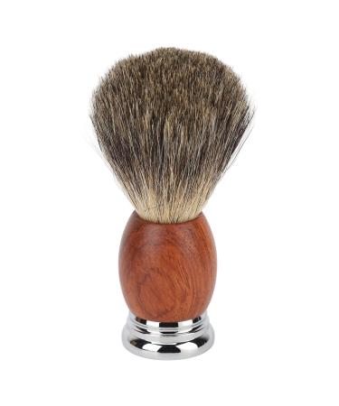 Beard Brush with Wooden Handle Men's Shaving Brush Soft Bristle Beard Cleaning Brush for Home Barber Shop