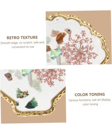 Healeved Nail Board Manicure Mixing 3 Piece Nail Display Plate For Nail Art Blending Display - Buy Online on GoSupps.com