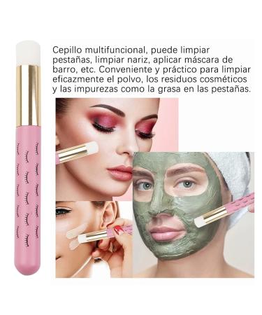 Buy Pink Lash Brushes Set for Eyelash Cleaning & Extension Care - Soft & Comfortable Cleansing Brushes - Buy Online on GoSupps.com