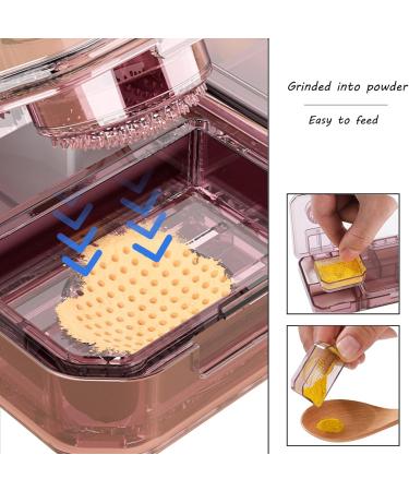 Portable Pill Cutter & Splitter - Multi-Function Pill Crusher for Small & Large Vitamins - Red - Buy Online on GoSupps.com