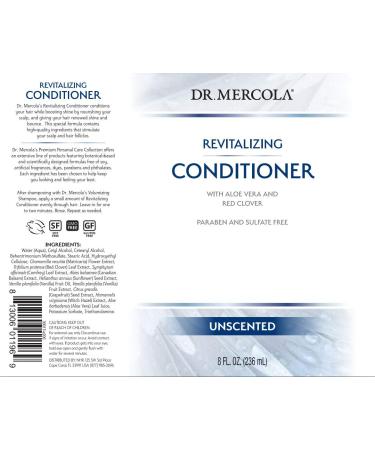 Dr. Mercola Volumizing Shampoo 8 fl oz - Natural Hair Volume & Shine - Buy Online on GoSupps.com