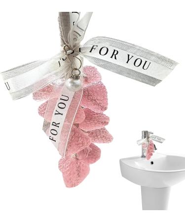 Savon Visage en Forme de Fraise - Savon Nettoyant Avec Corde | Nettoyant Eclaircissant Decoratif Hydratant Pour Soin Peau Hommes Femmes Mains Corps - Buy Online on GoSupps.com
