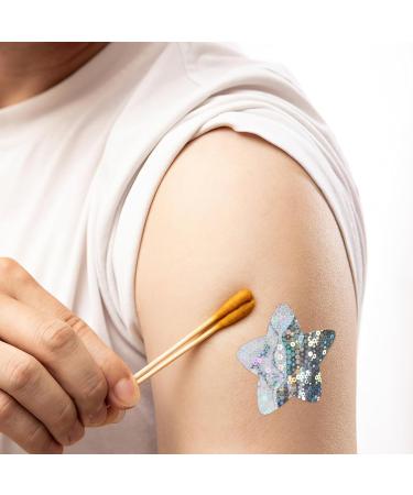 Buy Healvian 50Pcs Glitter Star Shaped Self-Adhesive Bandages - Fun Breathable Emergency Care for Kids & Couples - International Shipping Available - Buy Online on GoSupps.com