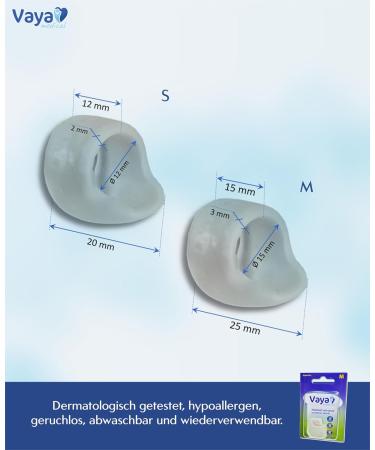 Vaya Medical Toe Protection Ring - SmartGel Polymer Gel Toe Ring 1 Piece - Size MM 1 for Ultimate Comfort - Buy Online on GoSupps.com