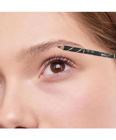 Sewroro Lot 4 Crayons Sourcils Cosm tiques Portables Waterproof Pinceau Biseaut et Taille-crayon pour Femmes Utilisables en Maquillage des Sourcils au Quotidien Couleur Noir - Buy Online on GoSupps.com