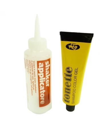 Lisap Lisap Tonette Color Gel Shampoo - Color Tint + Activator + Hair Care - R8 Light Copper Blonde