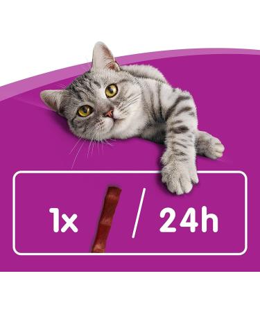 Buy Whiskas Sticks Cat Snacks - Chicken Flavor 84 Sticks | Rich in Vitamins & Minerals - Irresistible Taste for Your Cat - Buy Online on GoSupps.com