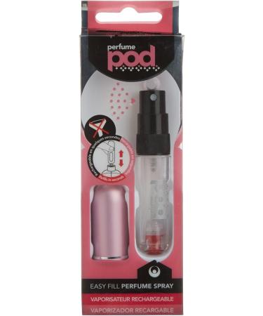 Perfume Pod Clear Refillable Perfume Atomiser with Spray & Genie-S Refill (Pink) - Buy Online on GoSupps.com