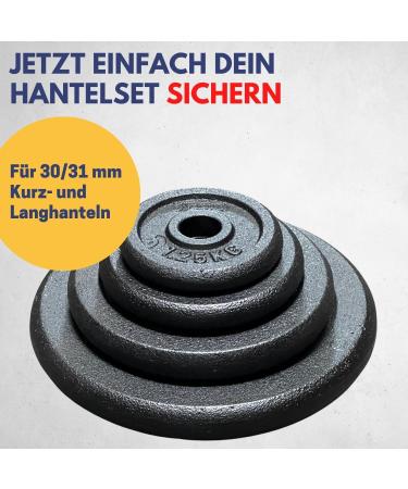 Buy Best Sporting Star Closures for Dumbbells | 1 2 or 4 Pieces | Professional 30/31mm Chrome Attachments - Buy Online on GoSupps.com