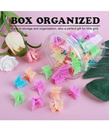 YGDZ 50pcs Cute Baby Butterfly Hair Clips Colorful Accessories for 90s Girls and Women - Buy Online on GoSupps.com