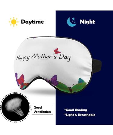 Purple Butterfly Sleeping Mask - Soft Adjustable Eye Cover for Sleep | Perfect Gift for Mother's Day - Buy Online on GoSupps.com