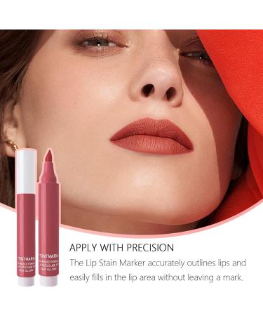 Nexusectar Precision lip contour highlight lipstick lip marker all day wear lip color moisture and waterproof lipstick lip liner marker all day wear Fe 1 - Buy Online on GoSupps.com