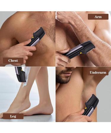 Buy Waterproof Electric Razor for Men - Rechargeable Beard & Body Hair Trimmer - Professional Multi-Functional Groomer for Sensitive Areas - Buy Online on GoSupps.com