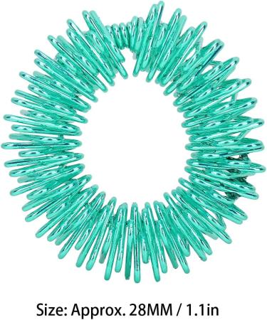 Pen Finger Massager - Mini Acupuncture Spring Rings for Stress Relief & Enhanced Circulation (Green) - International Shipping Available - Buy Online on GoSupps.com