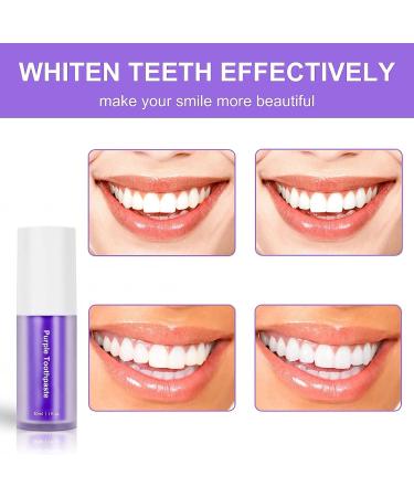 V34 Color Correction Purple Toothpaste - Stain Removal & Whitening Booster (2PCs) | Achieve Brilliantly White Teeth - Buy Online on GoSupps.com