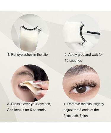 2 PCS Lash Clip False Eyelash Applicator Tool | Easy Makeup Application - Buy Online on GoSupps.com