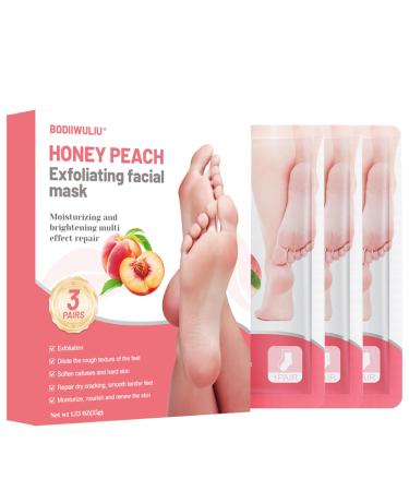3 PAIRES Masque Pieds Nourrissant pour Soin des Pieds Masque Exfoliant Pied pour Femmes Hommes Masque Peeling Exfoliant pour les Pieds pour Pieds Rugueux Secs - P che