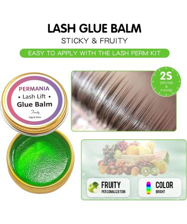 PERMANIA Green Apple Lash Glue Balm 10g - Fast Drying & Waterproof - Buy Online on GoSupps.com