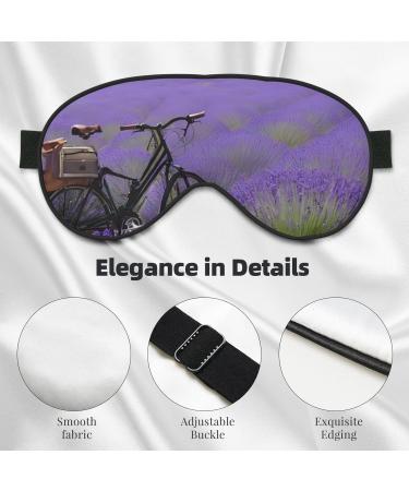 Buy Reusable Sleep Mask Eye for Comfort & Better Sleep | Soft Blackout Eye Masks for Travel & Home | Perfect Gift for Him & Her - Lavender Field Design - Buy Online on GoSupps.com