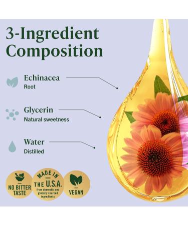 HERBAMAMA Echinacea Tincture - Vegan Immune Support with Echinacea Angustifolia Root Extract Drops - Non-GMO Alcohol & Sugar-Free Liquid Supplement 56-Day Supply 4 Fl Oz (Pack of 1) - Buy Online on GoSupps.com